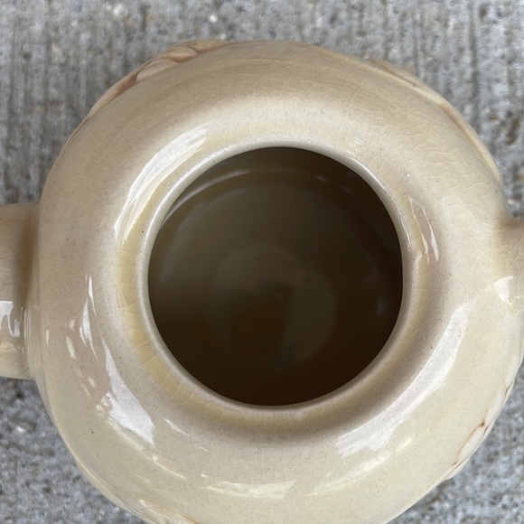 Teapot for One Strawberries Grapes Apples Fruit Cream Beige - Picture 5 of 6